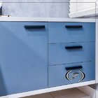 Puxador Ken 192mm Preto Zen Zp0178