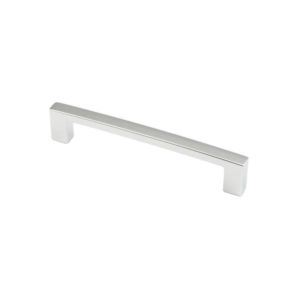 Puxador Lotus 128mm Cromado - Puxe Chic