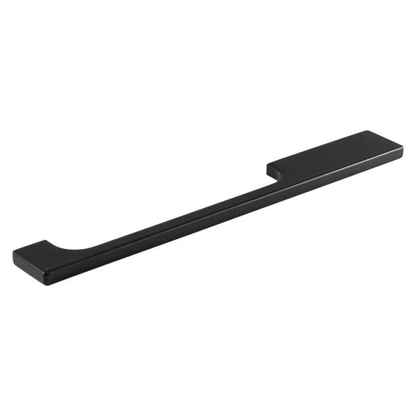 Puxador Milano Preto Acetinado 192mm  - Hastvel