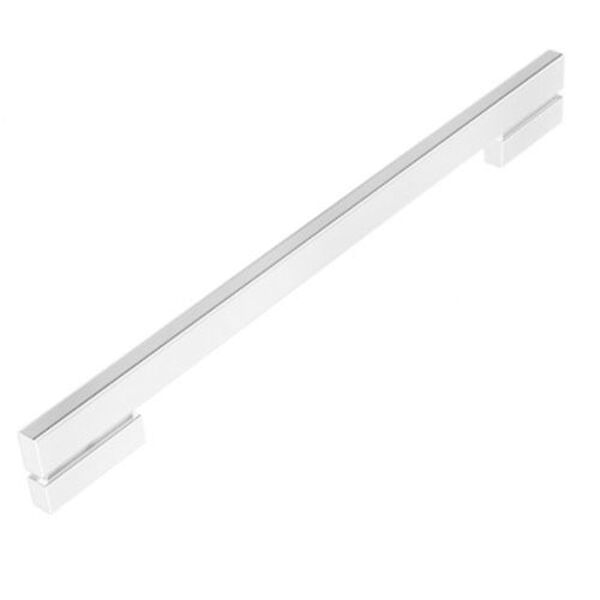 Puxador Moma Duplo 500mm Polido Com Cromado