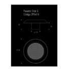 Puxador Móveis Ponto Disk G Dourado Matte Fosco Zen