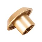 Puxador Móveis Ponto Disk G Dourado Matte Fosco Zen