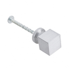 Puxador para Móveis Sobrepor Alumínio 120mm Cromado Acetinado 6 peças