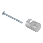 Puxador Móveis Sobrepor Alumínio 19mm Acetinado 1 peça