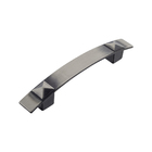 Puxador Nevada 96mm Prata Velha Tamborada - Torralba