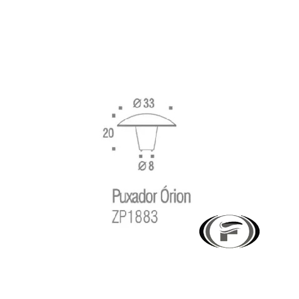 Puxador Órion 33mm Dourado Zen Zp1883 | Leroy Merlin