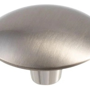 Puxador Orion Zen 33x20mm Niquel Escovado C/ Verniz Pequeno