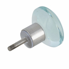 Puxador para Box Botão 35mm Incolor Vidro Lapidado 1 peças