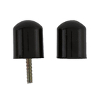 Puxador para Box Sobrepor Alumínio 140mm Preto 1 peça