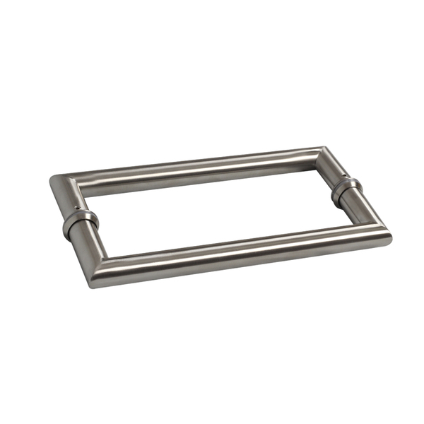 Puxador para Box Sobrepor Inox Escovado 130x220mm 1 peça