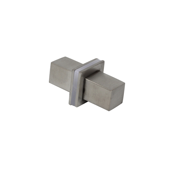Puxador para Box Sobrepor Inox Escovado 15x22,5mm 1 peça