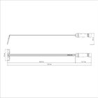 Puxador Para Brasas Lamina De Aco Inox E Cabo De Madeira Tram
