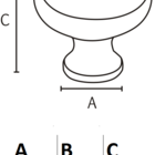 Puxador Para Móveis 0350 030 Aço Escovado Italyline