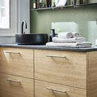 Puxador para Móveis Aço Inox Prata 160mm Sara