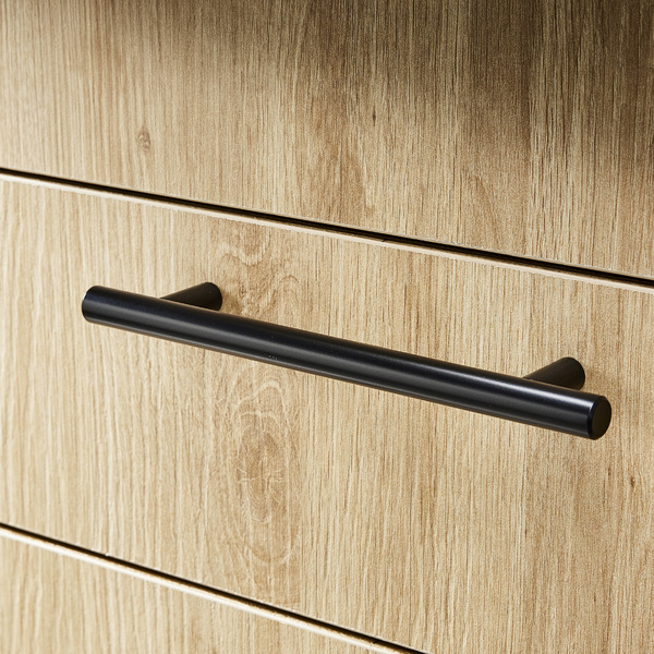 Puxador para Móveis Aço Inox Preto Pintado 128mm 4 Peças Sara Inspire