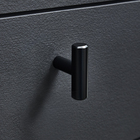 Puxador para Móveis Aço Preto Pintado 35mm 1 Peça Urbano Inspire