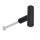 Puxador para Móveis Aço Preto 40mm Urbano