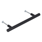 Puxador para Móveis Aço Preto Pintado 128mm Sara