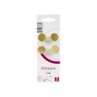 Puxador para Móveis Alumínio Dourado Escovado 25mm 4 Peças Lima Inspire