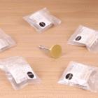 Puxador para Móveis Alumínio Dourado Latão Escovado 35mm 1 Peça Jamy Inspire