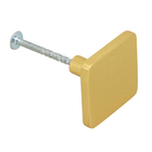 Puxador para Móveis Alumínio Escovado Dourado 40mm Keo