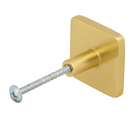 Puxador para Móveis Alumínio Escovado Dourado 40mm Keo