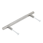 Puxador para Móveis Alumínio Prata 128mm Axel