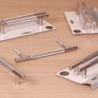 Puxador para Móveis Alumínio Prata Anodizado 128mm 2 Peças Axel Inspire