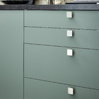 Puxador para Móveis Alumínio Prata Escovado 40mm 4 Peças Keo Inspire