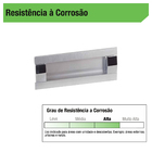 Puxador para Móveis Alumínio Prata 96mm