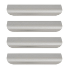 Puxador para Móveis Alumínio Prata 96mm Oslo