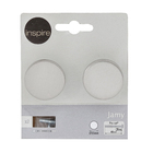 Puxador para Móveis Alumínio Prata Escovado 35mm Jamy