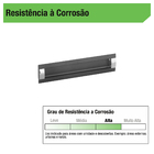 Puxador para Móveis Alumínio Preto 192mm