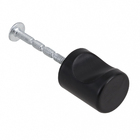 Puxador para Móveis Alumínio Preto 20mm Omna