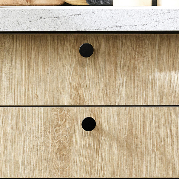 Puxador para Móveis Alumínio Preto Pintado 35mm 2 Peças Jamy Inspire