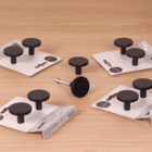 Puxador para Móveis Alumínio Preto Pintado 35mm 2 Peças Jamy Inspire