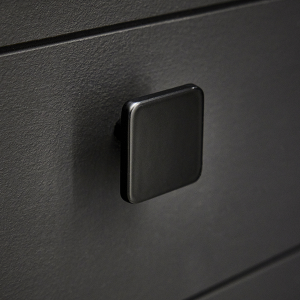 Puxador para Móveis Alumínio Preto Pintado 40mm 1 Peça Keo Inspire