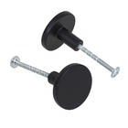 Puxador para Móveis Alumínio Preto Pintado 35mm Jamy