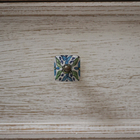 Puxador para Móveis Cerâmica Azul 40mm