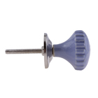 Puxador para Móveis Cerâmica Azul 40mm