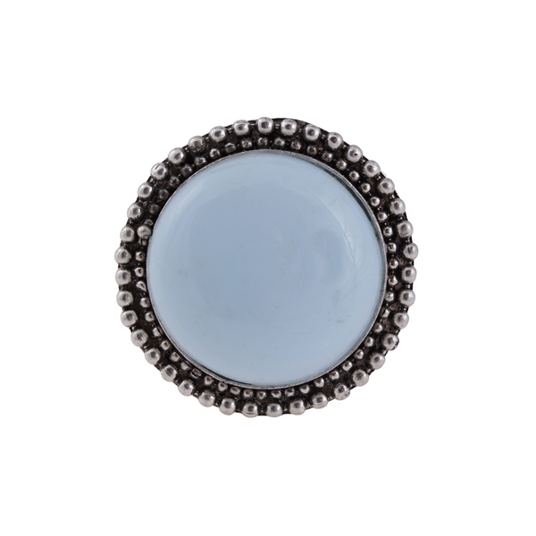 Puxador para Móveis Cerâmica Azul 40mm