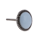 Puxador para Móveis Cerâmica Azul 40mm