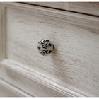 Puxador para Móveis Cerâmica Branco e Preto 40mm 4 unidades