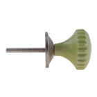 Puxador para Móveis Cerâmica Verde 40mm