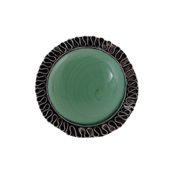 Puxador para Móveis Cerâmica Verde 40mm