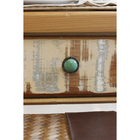 Puxador para Móveis Cerâmica Verde 40mm