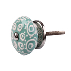 Puxador para Móveis Cerâmica Verde 50mm