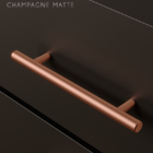 Puxador Para Móveis Champagne Matte Primus Italy Line Champag