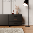 Puxador Para Móveis Champagne Matte Primus Italy Line Champag