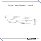 Puxador Para Moveis Clean Cava 180mm Varias Cores Promoção Co